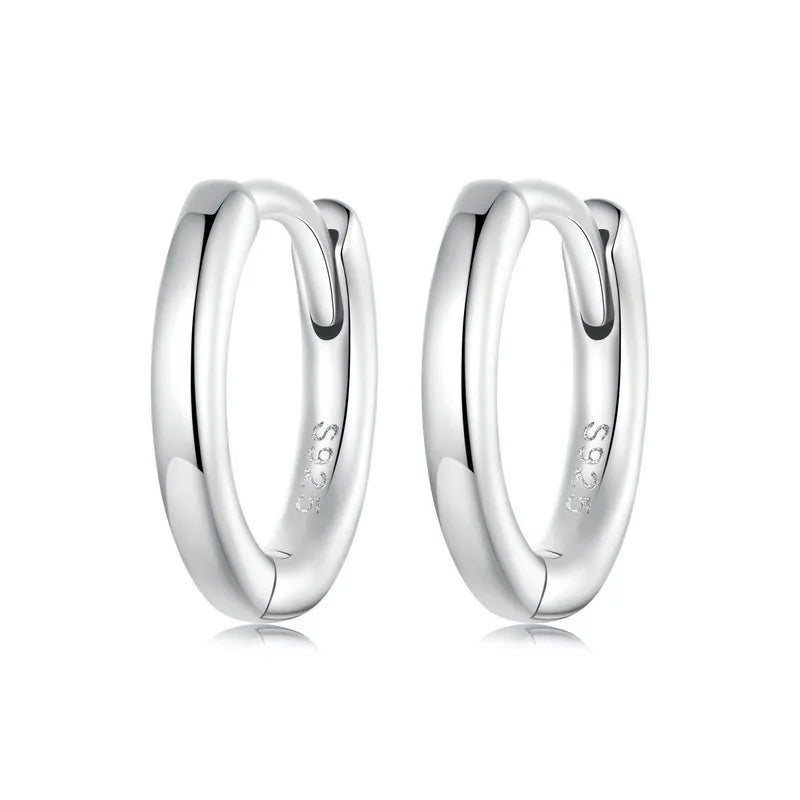 Créoles « Cercle du Jour » — argent 925