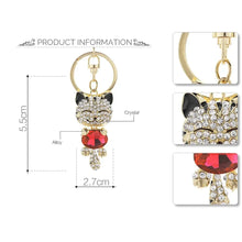 Charger l'image dans la galerie, Porte-Clés Chat Mignon en Émail | Accessoire Humoristique & Cadeau Idéal