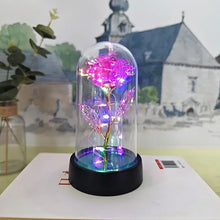 Charger l'image dans la galerie, Artificial Rose Flowers Valentines Day Gift for Girlfriend Eternal Rose LED Light Foil Flower Wedding Decor Mother's Day Gifts - Luminori