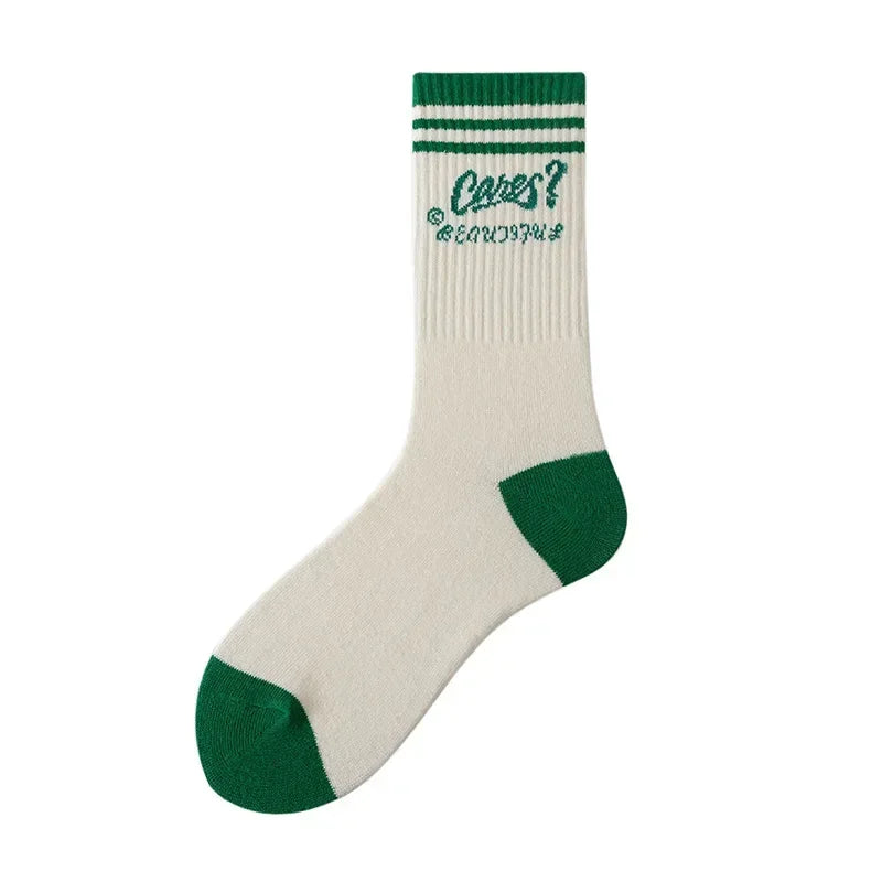 Collection chaussettes hautes femme coton - Variété couleurs maintien parfait disponibles - Luminori
