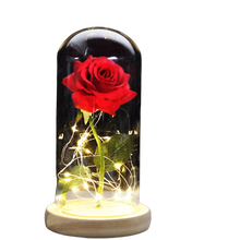 Charger l'image dans la galerie, rose eternelle sous cloche