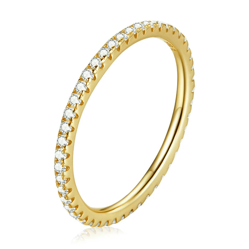 Bague « Tour de Lumière » — argent 925 et zirconium