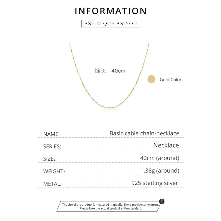 Collier « Premier Fil » — argent 925