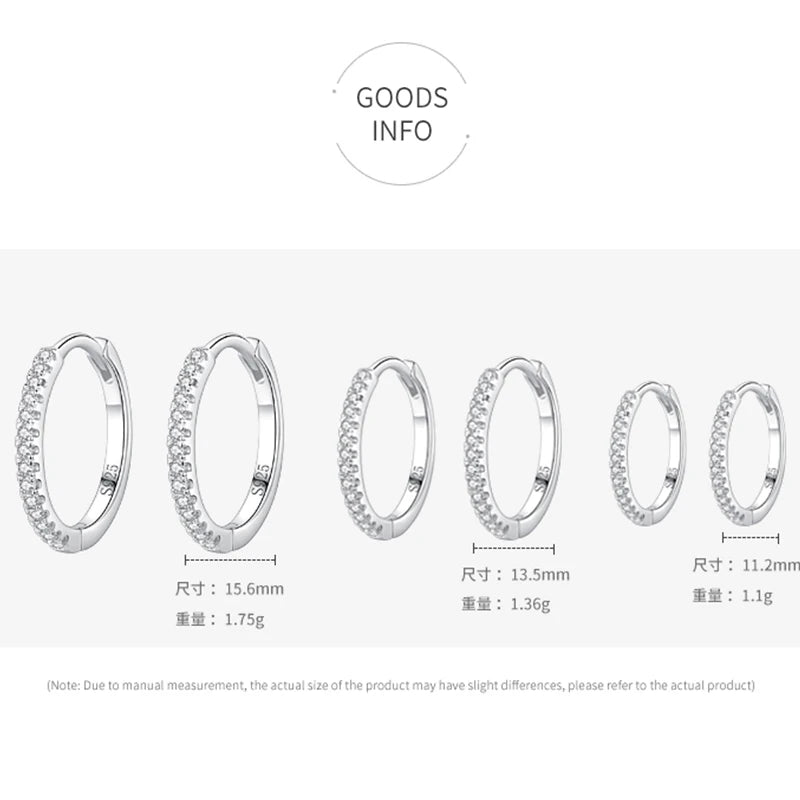 Créoles « Halo du Matin » — argent 925 et zirconium