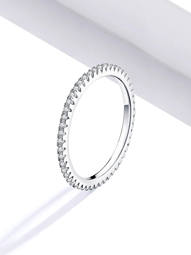Bague « Tour de Lumière » — argent 925 et zirconium