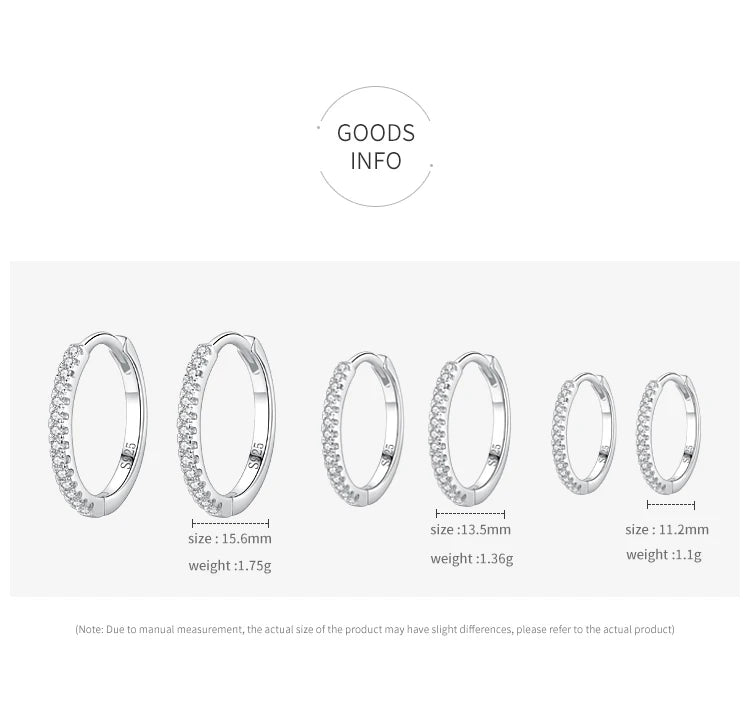 Créoles « Halo du Matin » — argent 925 et zirconium