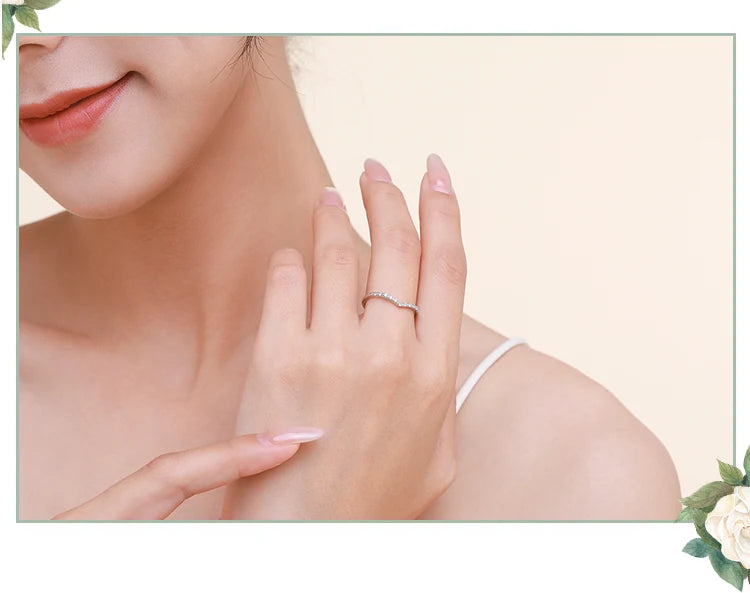 Bagues « Trois Vœux » — argent 925 et zirconium