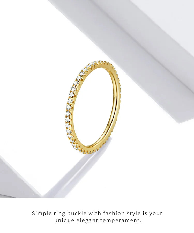 Bague « Tour de Lumière » — argent 925 et zirconium
