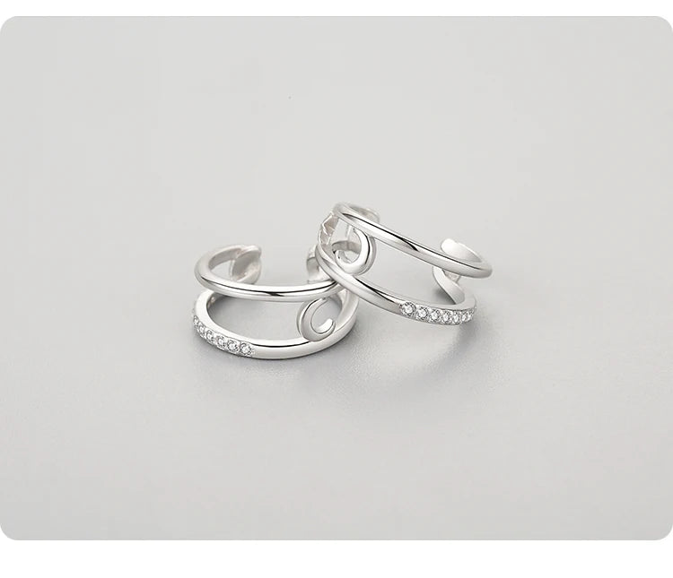 Créoles « Croisée du Soir » — argent 925 et zirconium