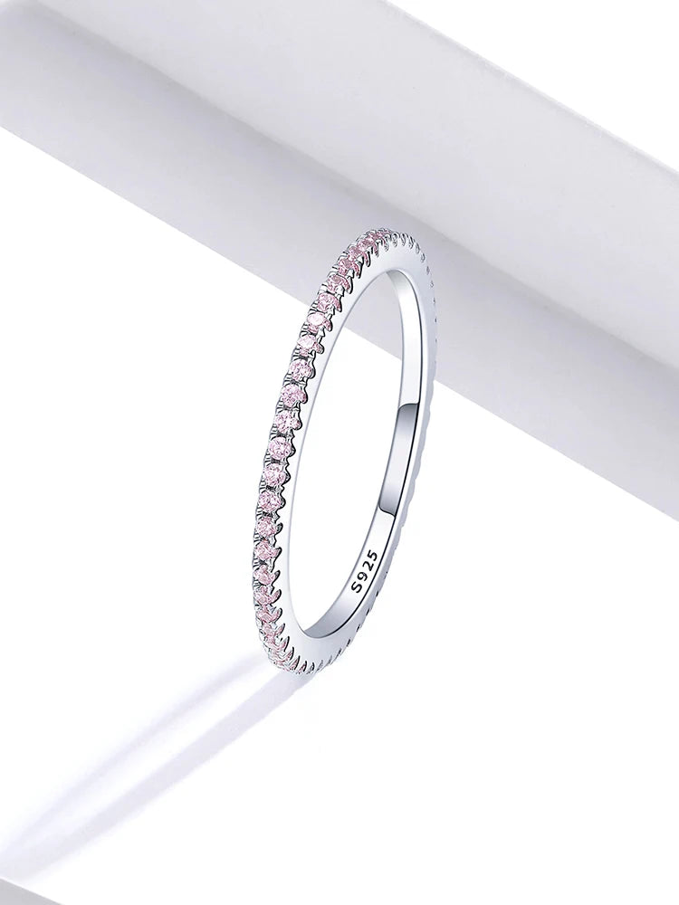 Bague « Tour de Lumière » — argent 925 et zirconium