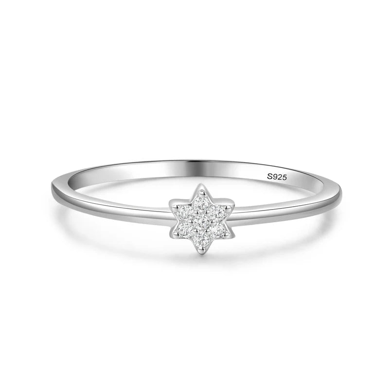 Bagues « Trois Vœux » — argent 925 et zirconium