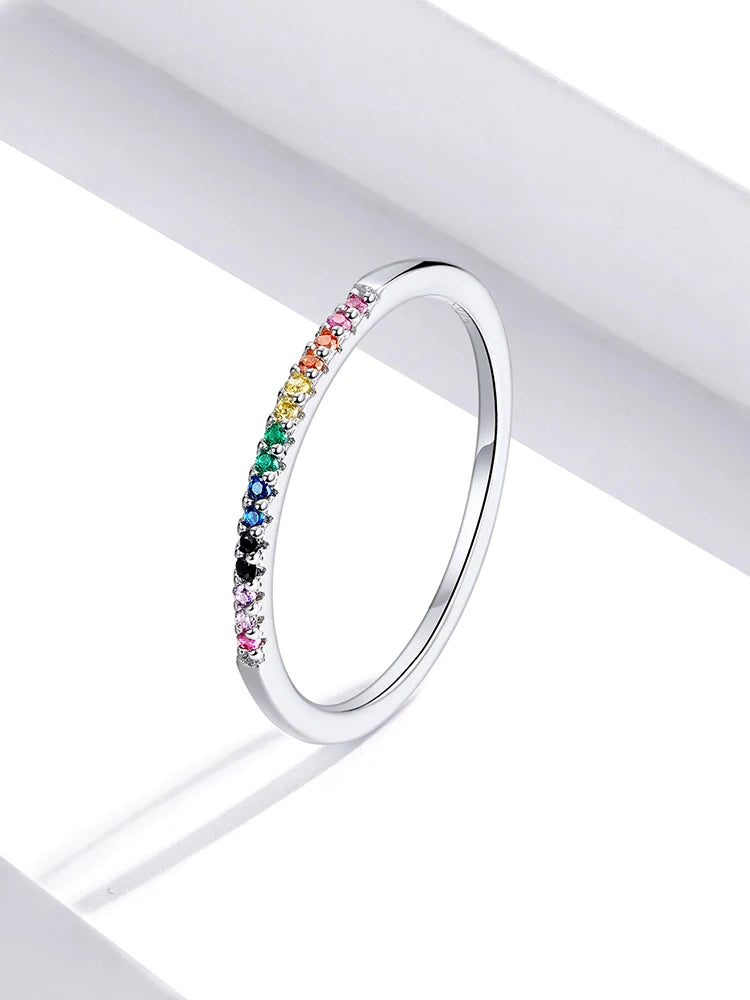 Bague « Tour de Lumière » — argent 925 et zirconium