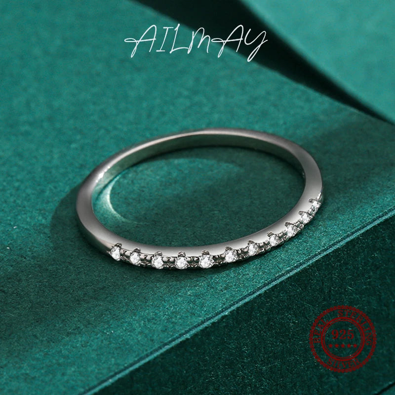 Bagues « Trois Vœux » — argent 925 et zirconium