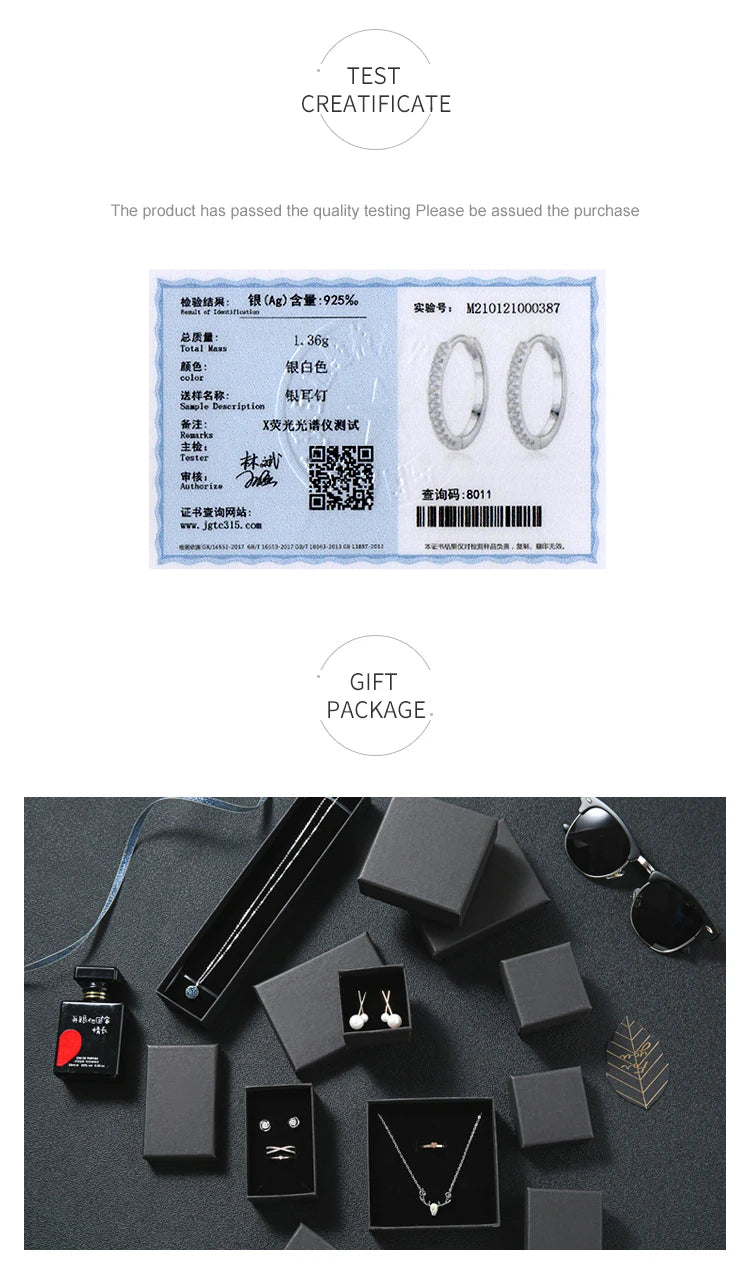 Créoles « Halo du Matin » — argent 925 et zirconium