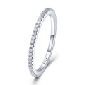 Bague « Tour de Lumière » — argent 925 et zirconium