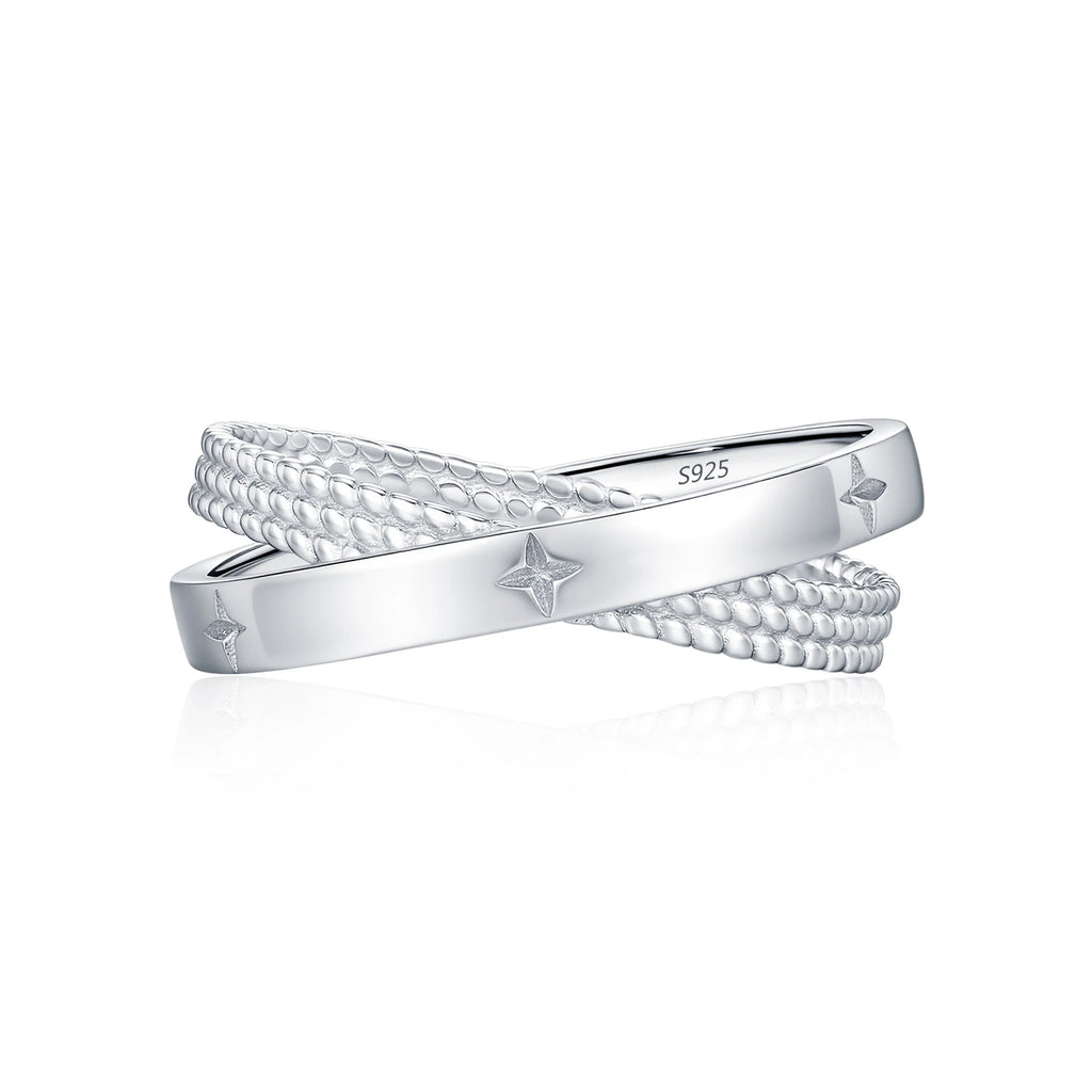 Bague « Constellation » — argent 925 et zirconium