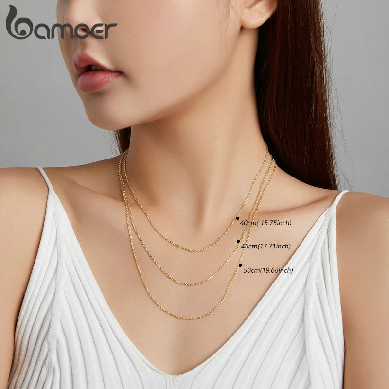 Collier « Lueur Rosée » — plaqué or rose sur argent 925