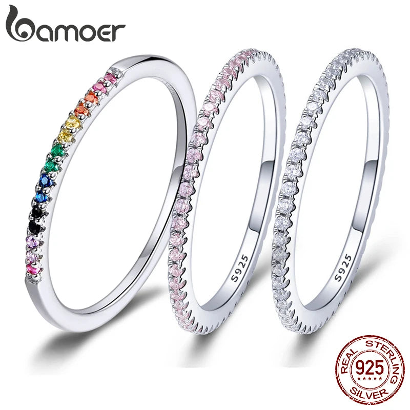 Bague « Tour de Lumière » — argent 925 et zirconium