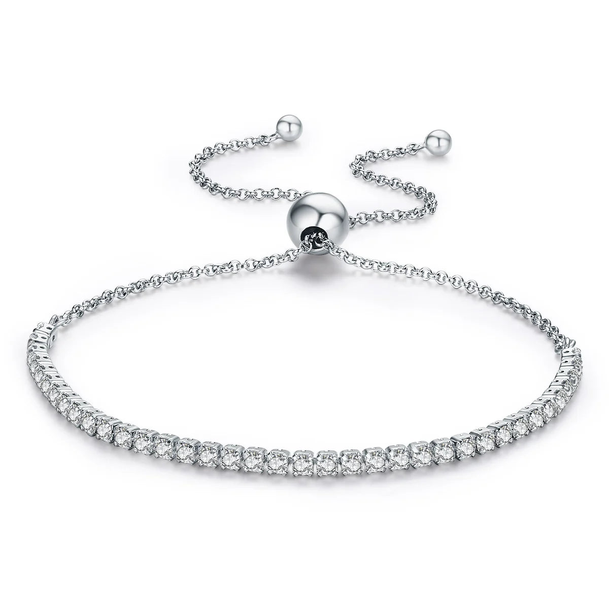 Bracelet « Rivière de Lumière » — plaqué or sur argent 925