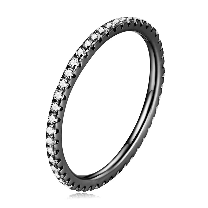 Bague « Tour de Lumière » — argent 925 et zirconium