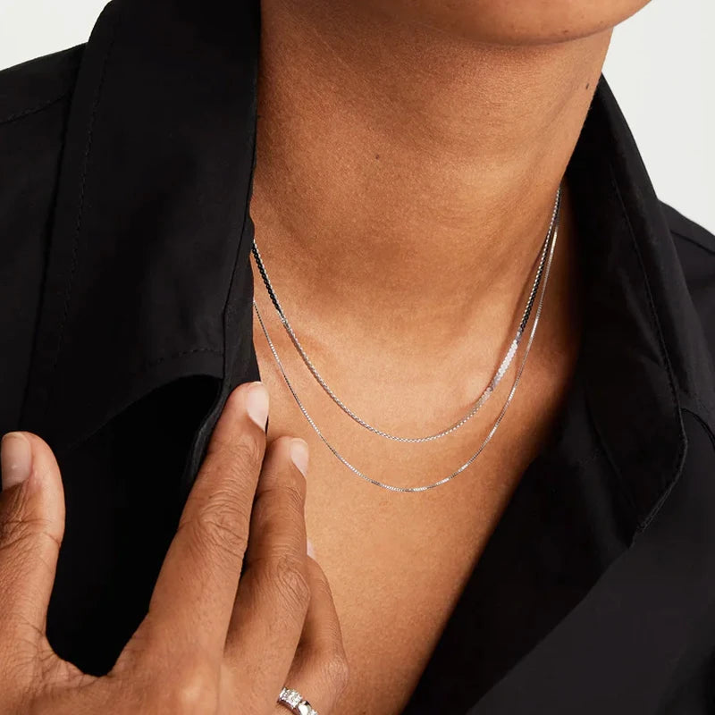 Collier « Trait Doré » — plaqué or sur argent 925