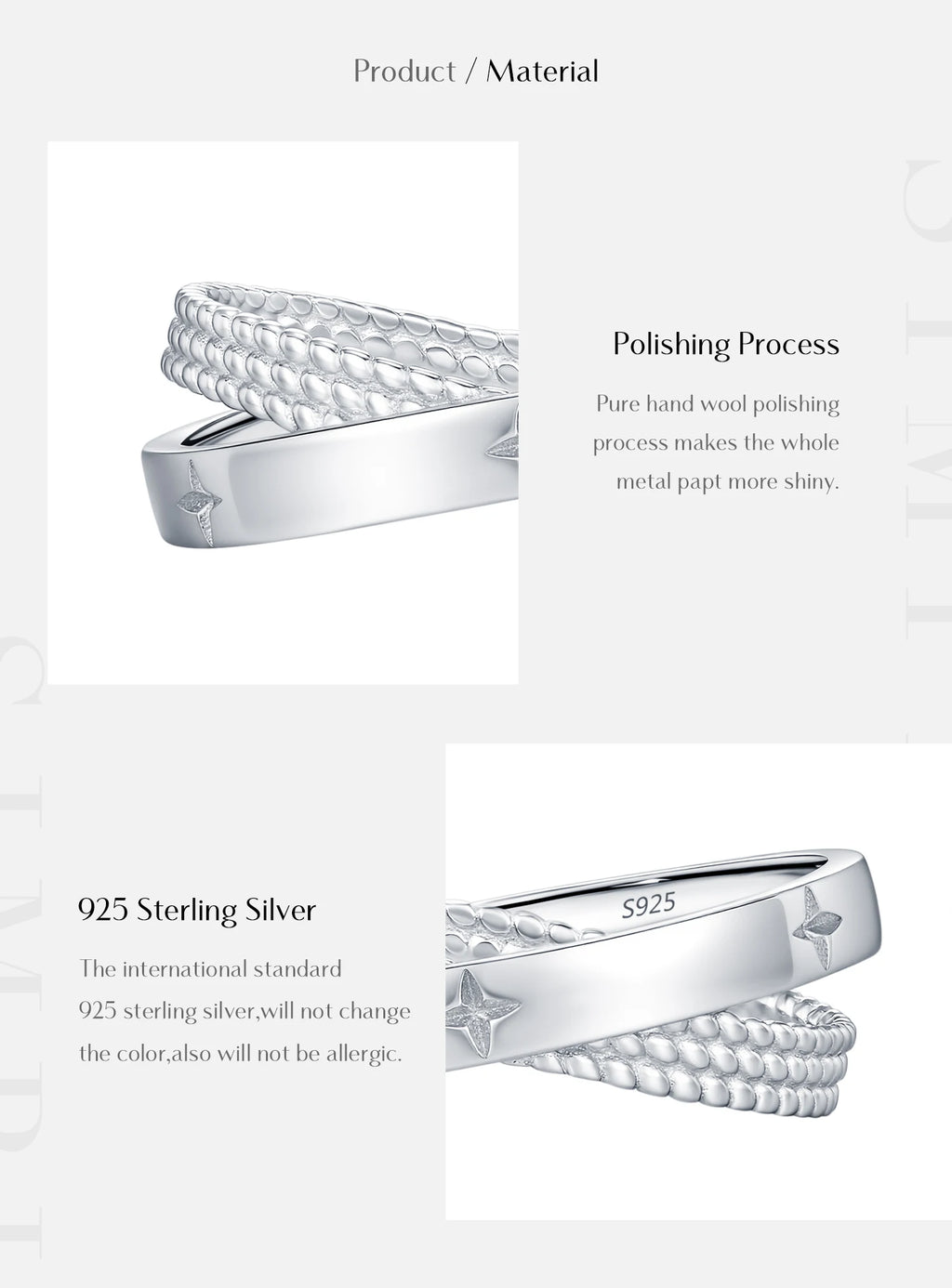 Bague « Constellation » — argent 925 et zirconium