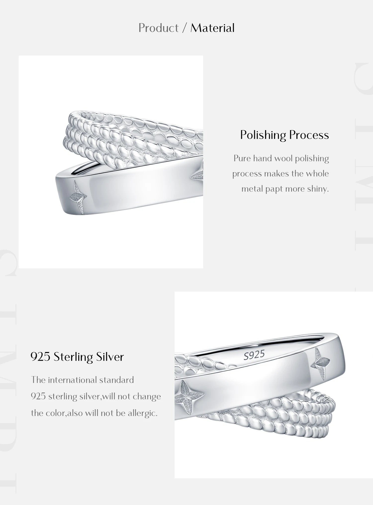 Bague « Constellation » — argent 925 et zirconium