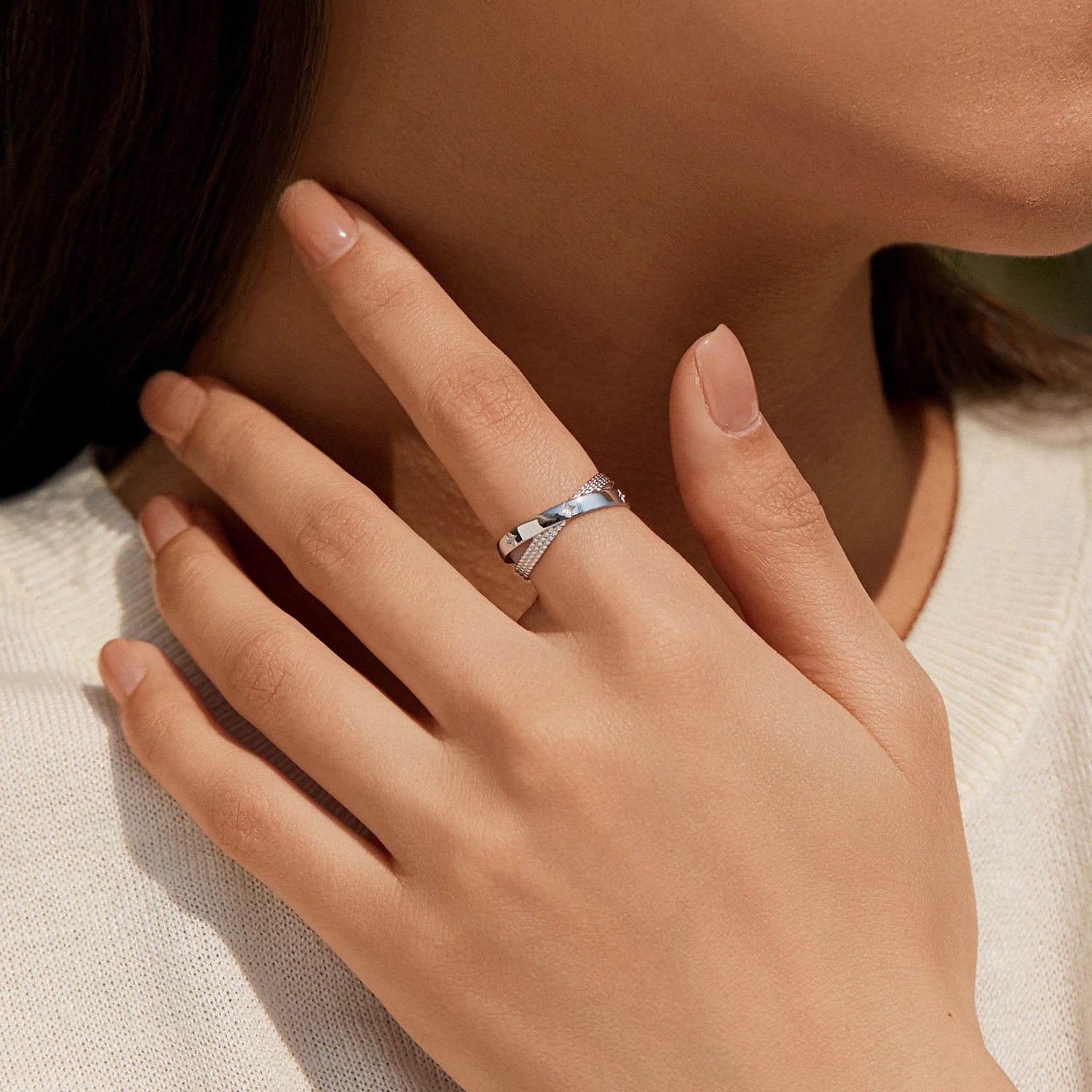 Bague « Constellation » — argent 925 et zirconium