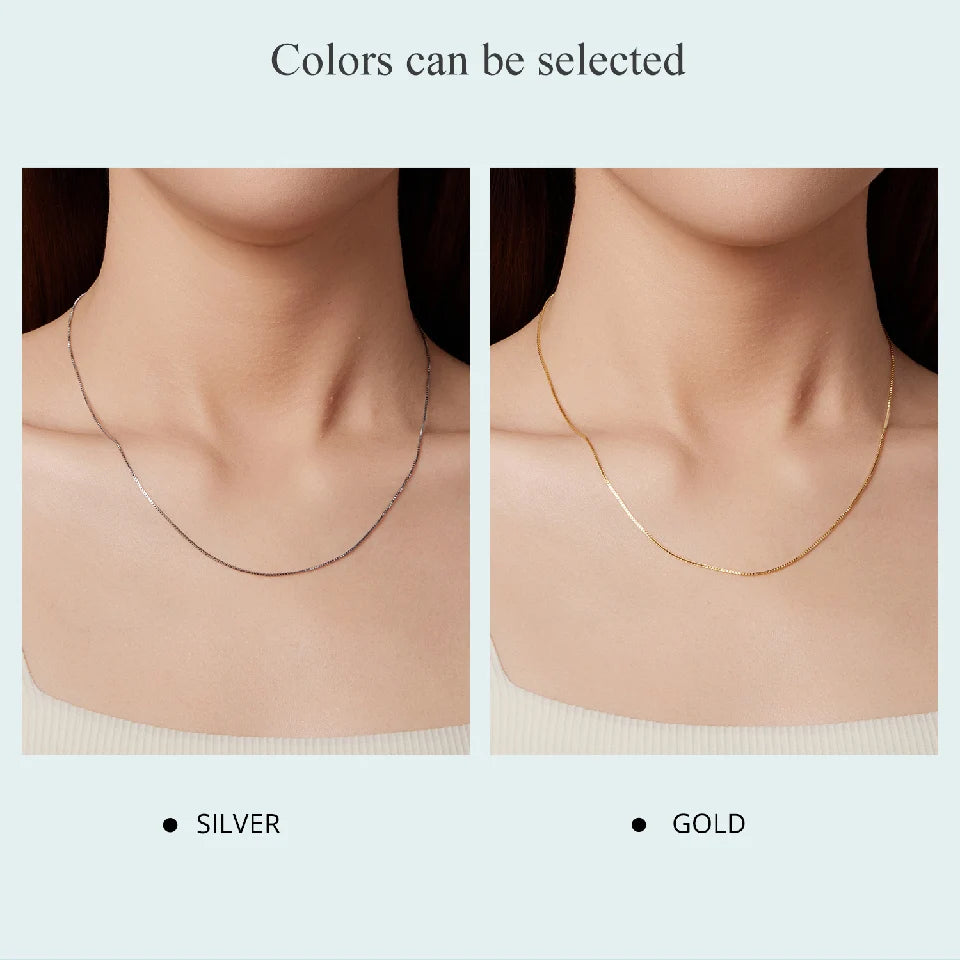 Collier « Trait Doré » — plaqué or sur argent 925