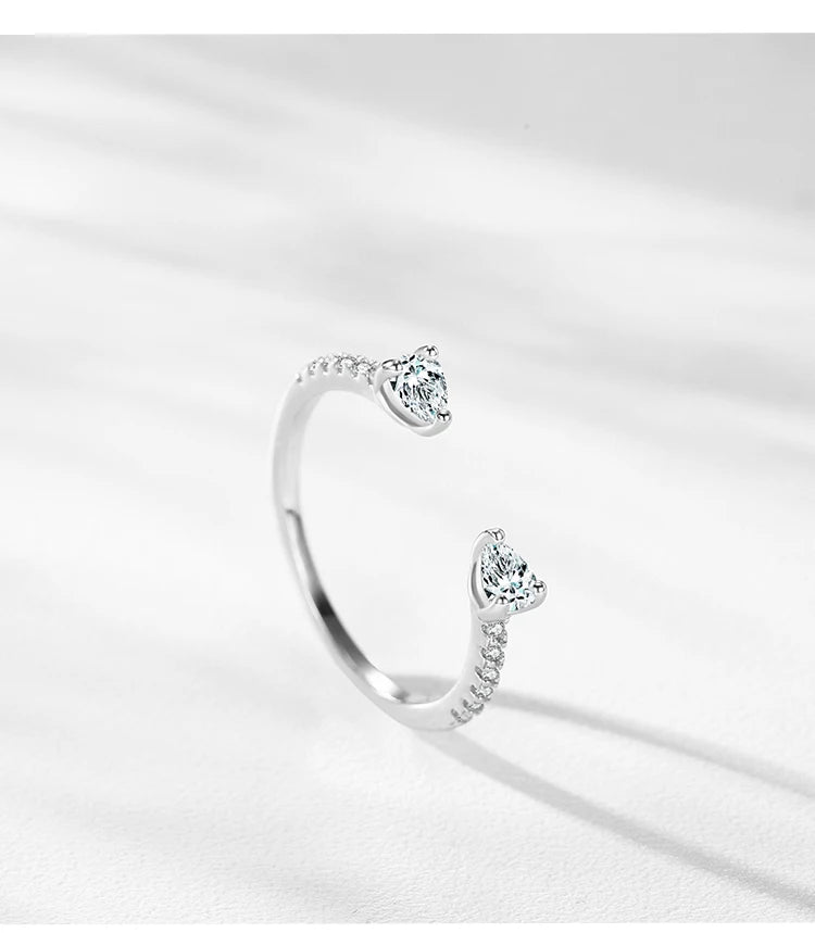 Bague « Goutte de Rosée » — argent 925 et zirconium