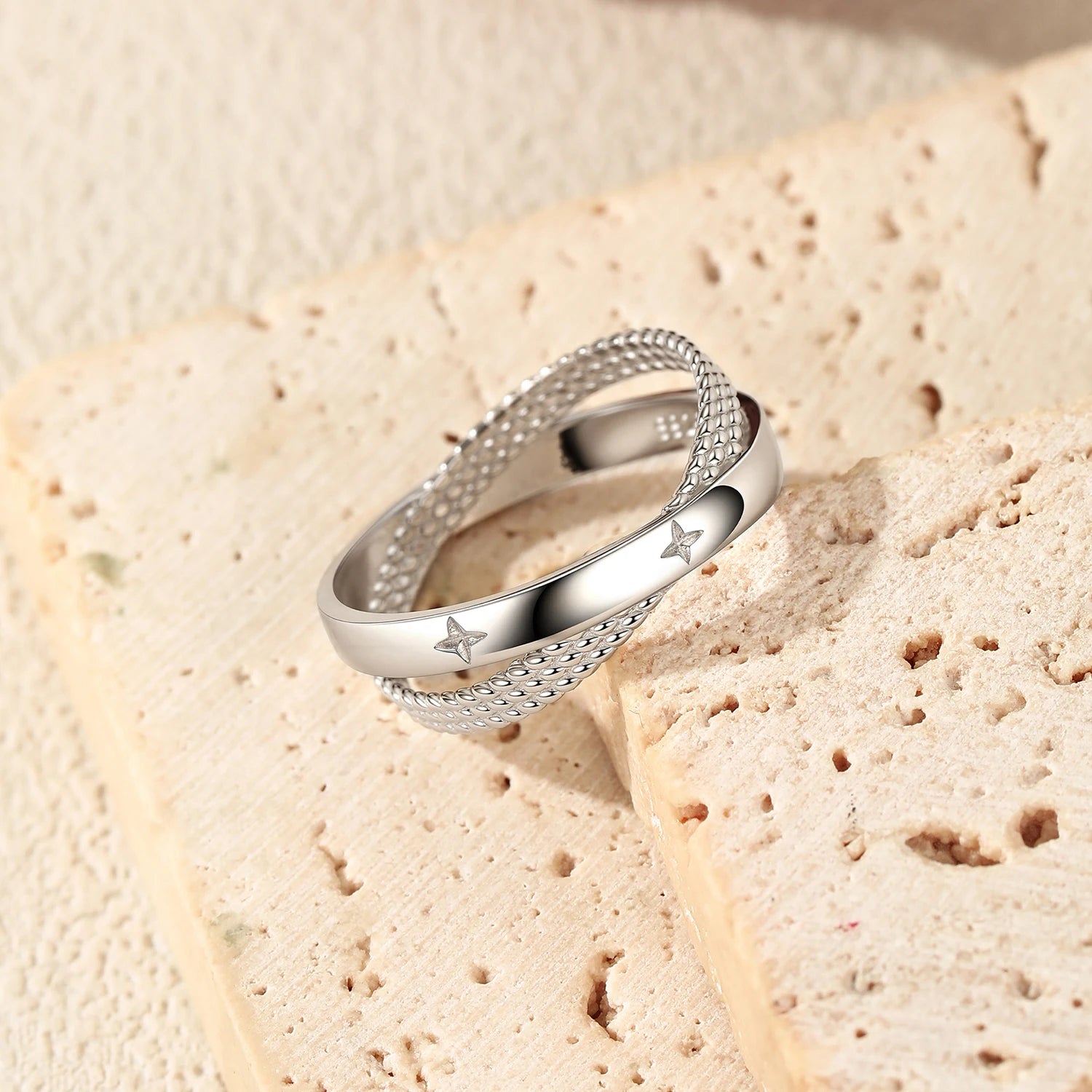 Bague « Constellation » — argent 925 et zirconium
