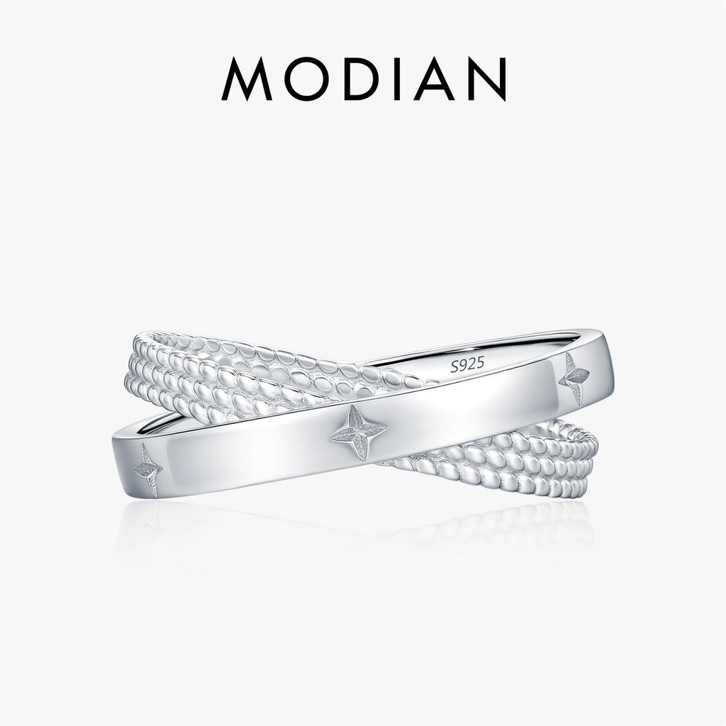 Bague « Constellation » — argent 925 et zirconium