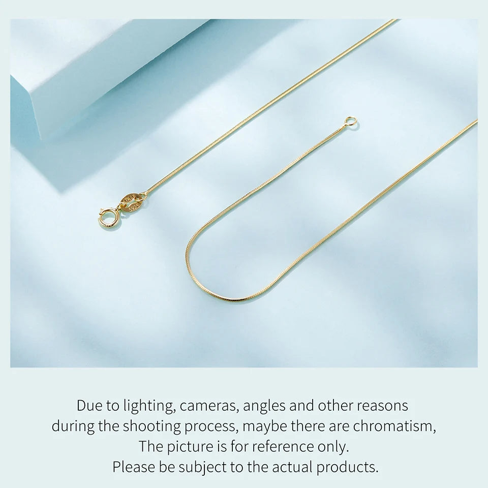 Collier « Fil de Lune » — plaqué or sur argent 925