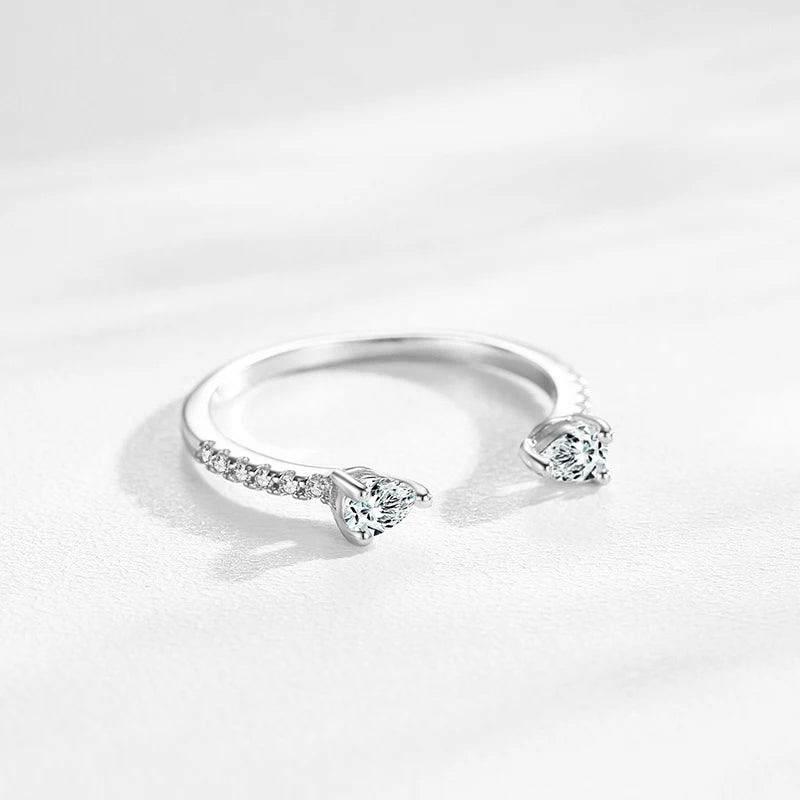 Bague « Goutte de Rosée » — argent 925 et zirconium