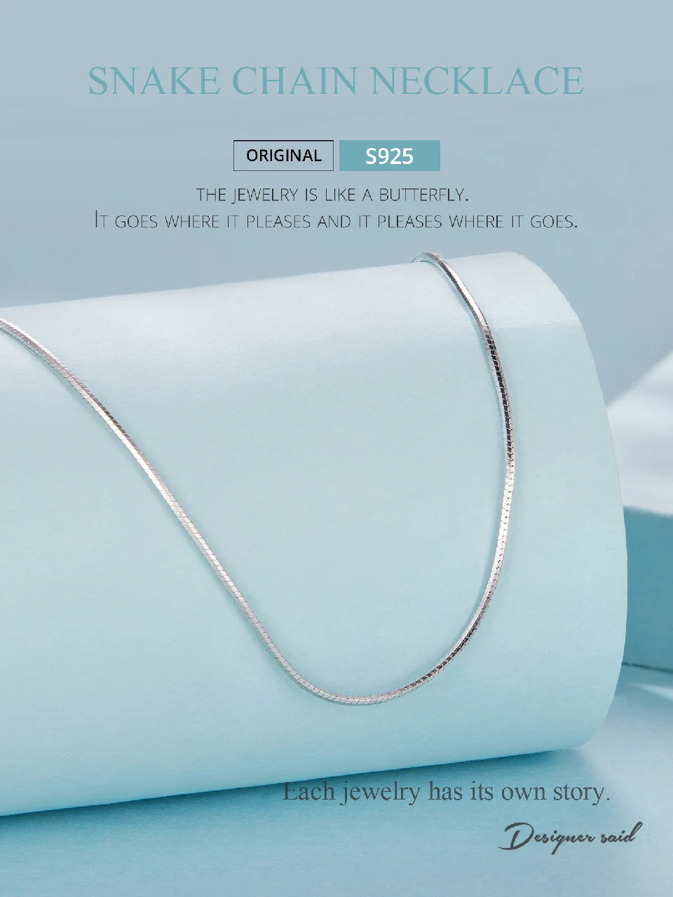 Collier « Fil de Lune » — plaqué or sur argent 925