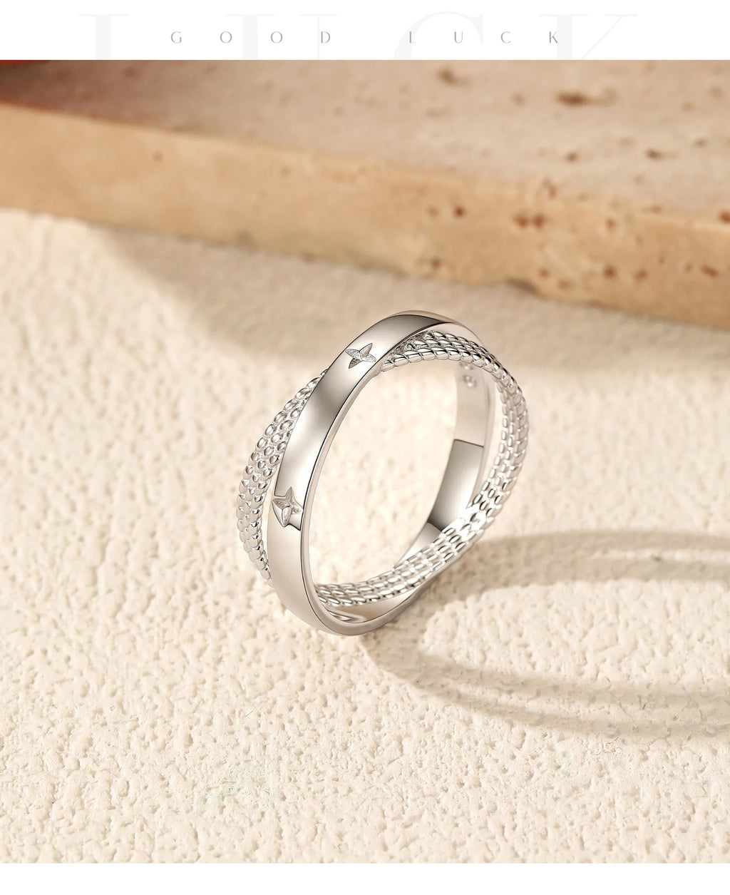 Bague « Constellation » — argent 925 et zirconium