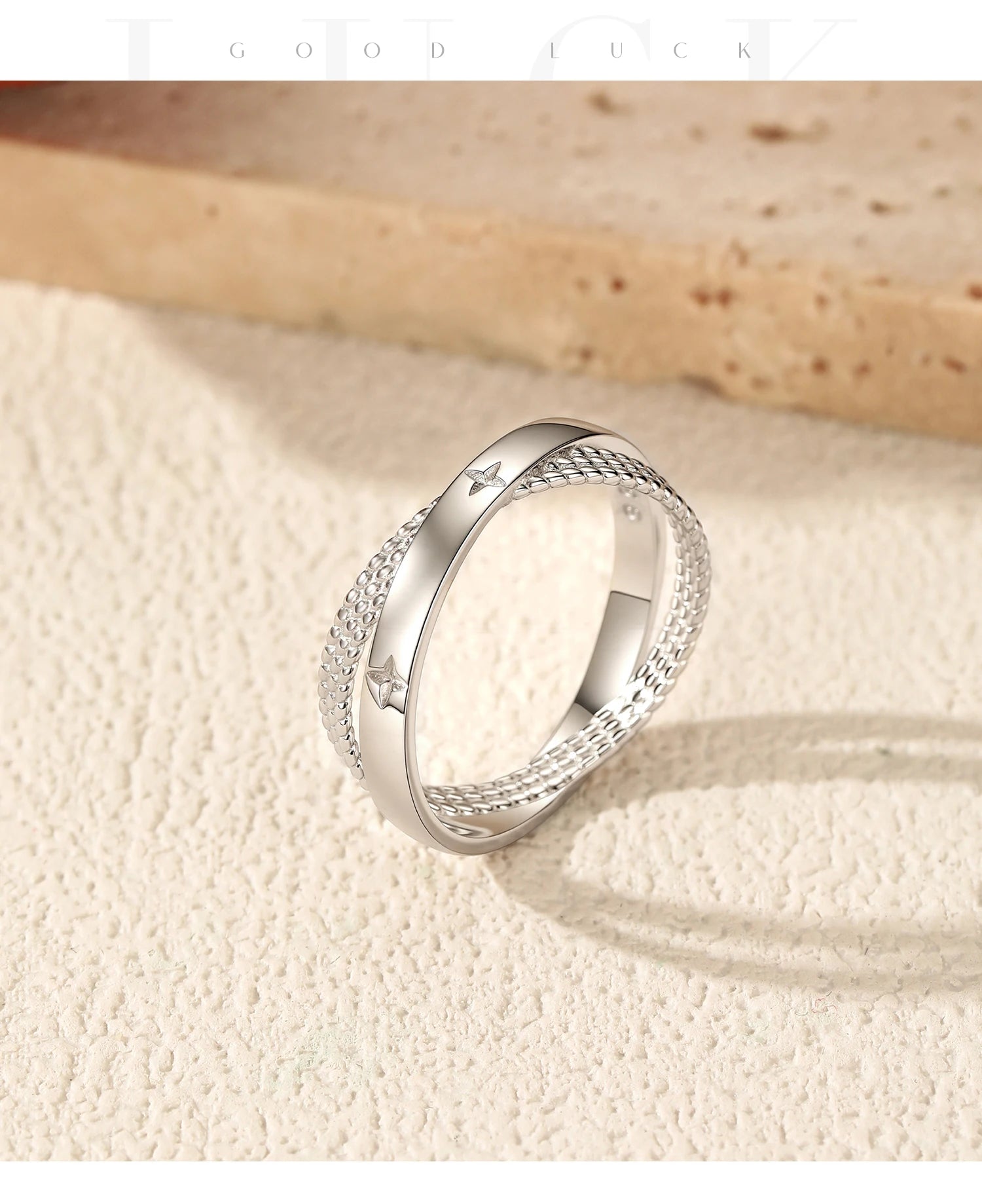 Bague « Constellation » — argent 925 et zirconium