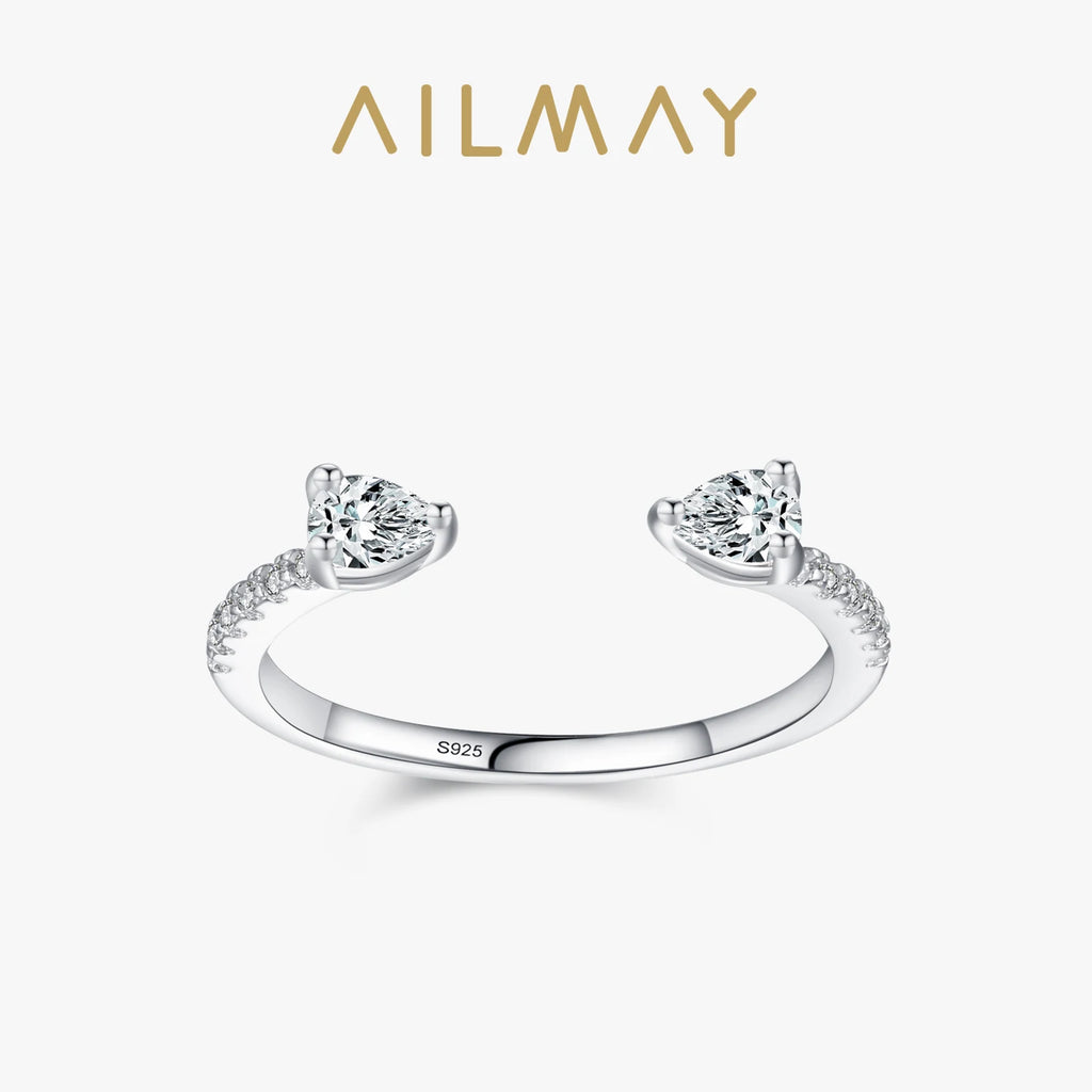 Bague « Goutte de Rosée » — argent 925 et zirconium