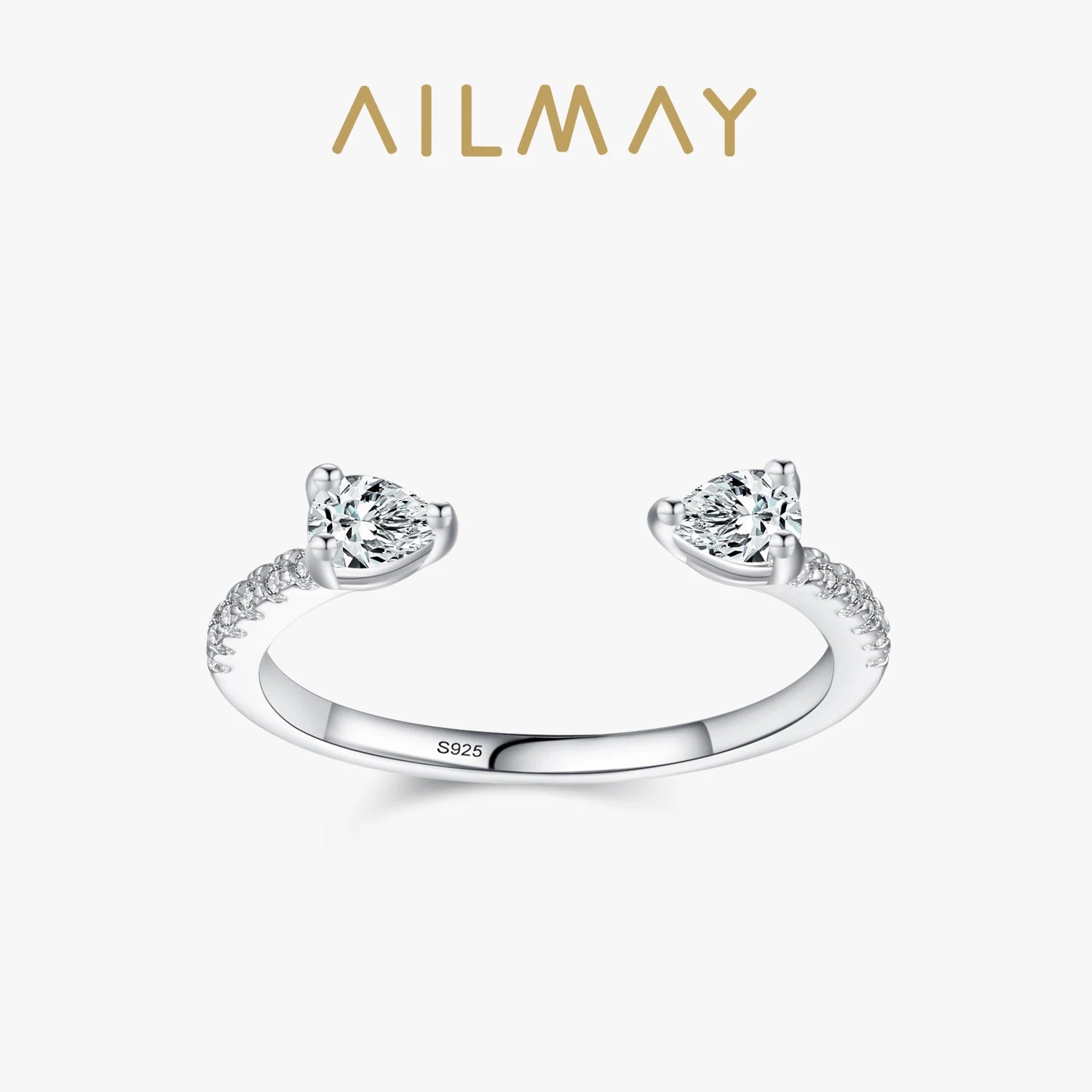 Bague « Goutte de Rosée » — argent 925 et zirconium