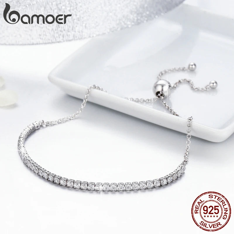 Bracelet « Rivière de Lumière » — plaqué or sur argent 925