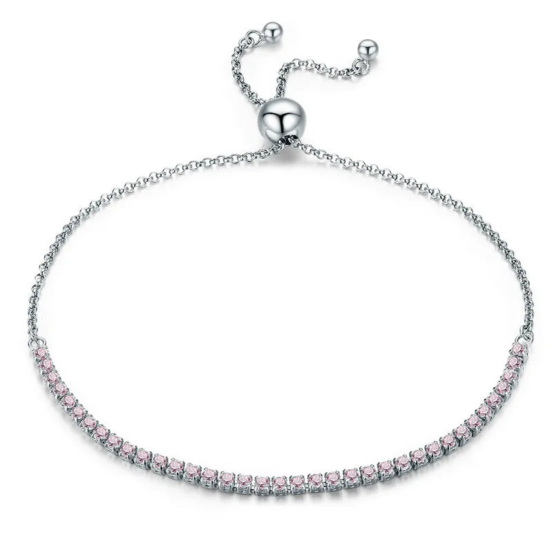 Bracelet « Rivière de Lumière » — plaqué or sur argent 925