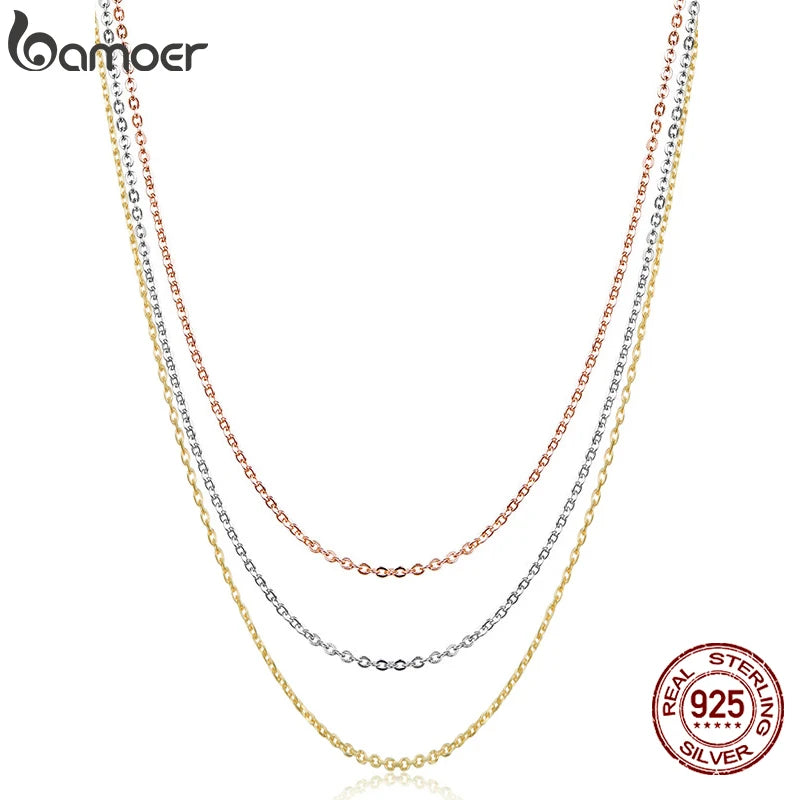 Collier « Lueur Rosée » — plaqué or rose sur argent 925