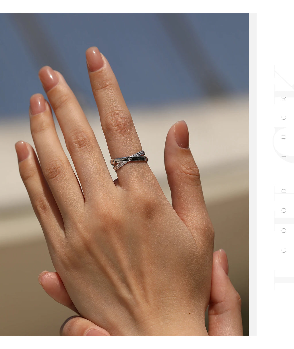 Bague « Constellation » — argent 925 et zirconium