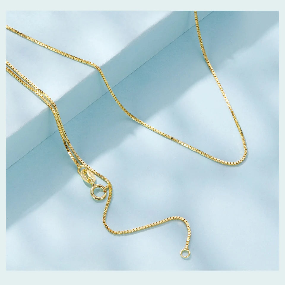 Collier « Trait Doré » — plaqué or sur argent 925
