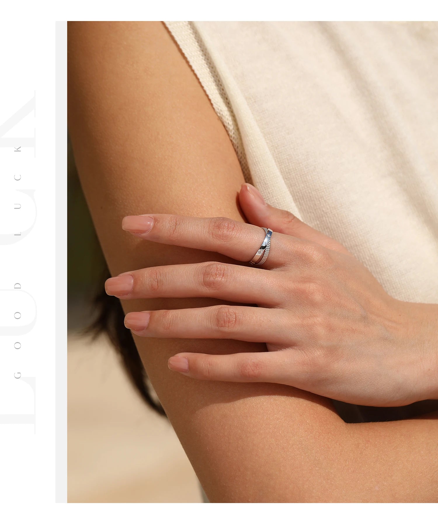 Bague « Constellation » — argent 925 et zirconium