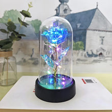 Charger l&#39;image dans la galerie, Artificial Rose Flowers Valentines Day Gift for Girlfriend Eternal Rose LED Light Foil Flower Wedding Decor Mother&#39;s Day Gifts - Luminori
