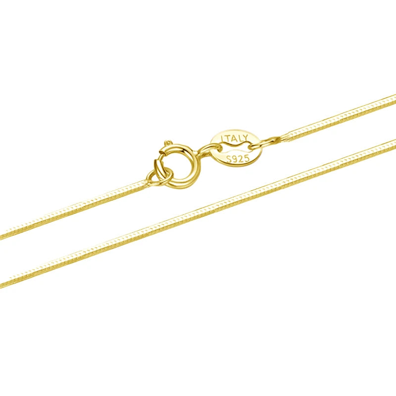 Collier « Fil de Lune » — plaqué or sur argent 925