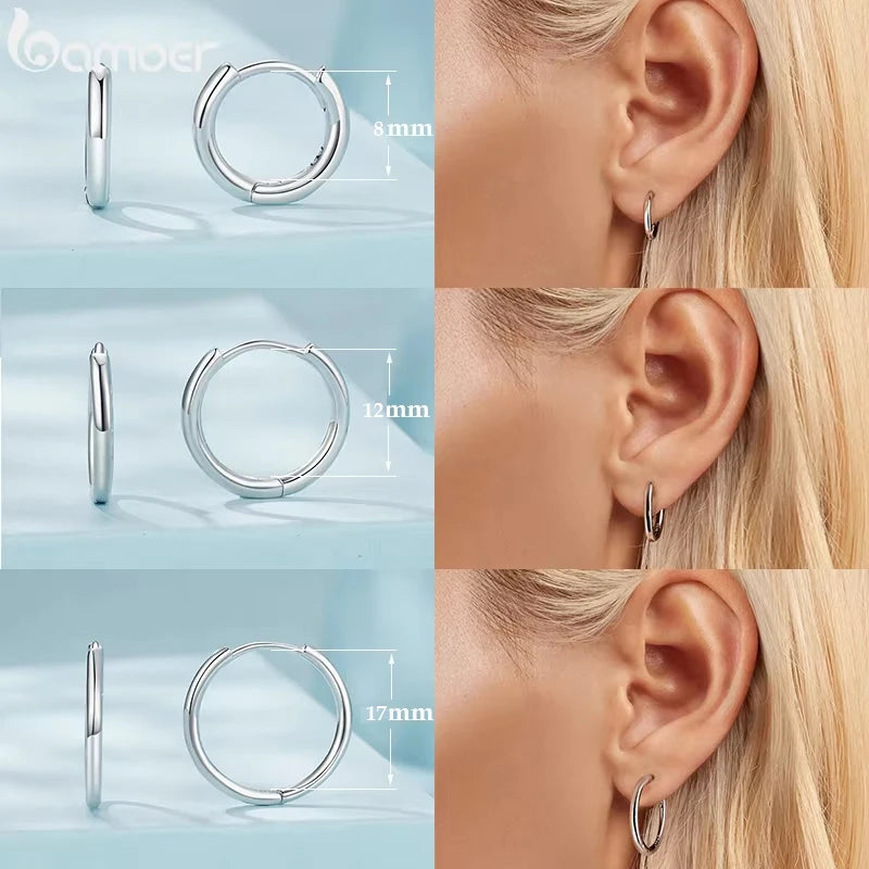 Créoles « Cercle du Jour » — argent 925