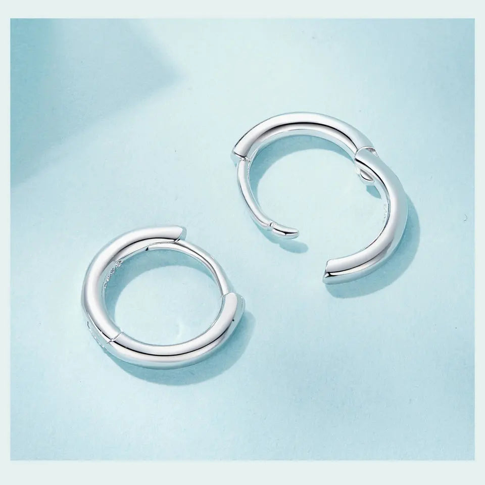 Créoles « Cercle du Jour » — argent 925