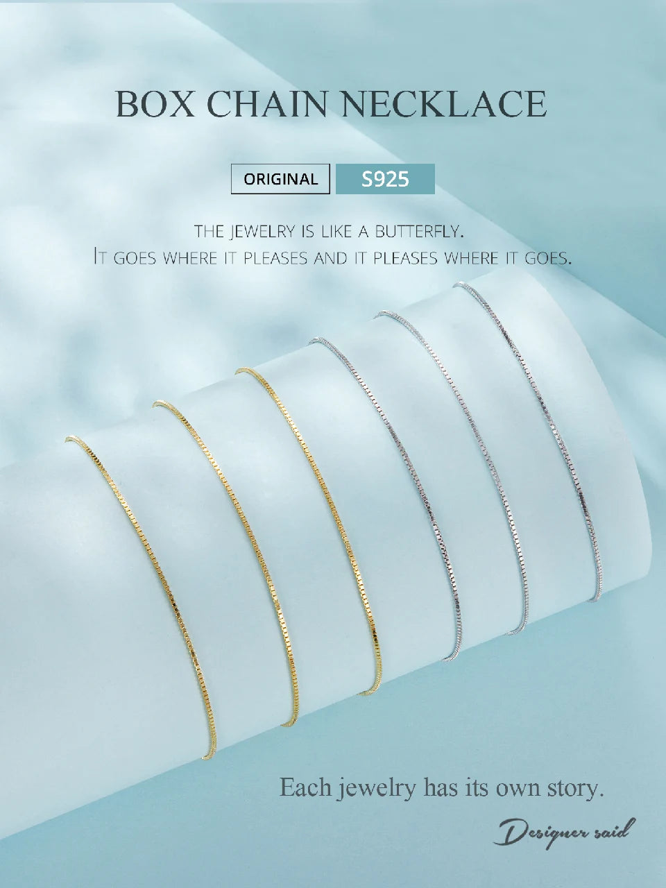 Collier « Trait Doré » — plaqué or sur argent 925